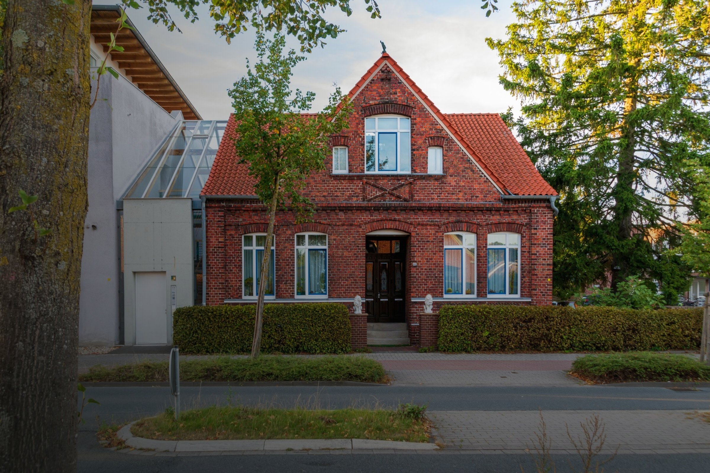 Rotes Klinkerhaus in Norddeutschland